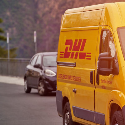 Spuren von Express Kurierdienstleistungen aus China